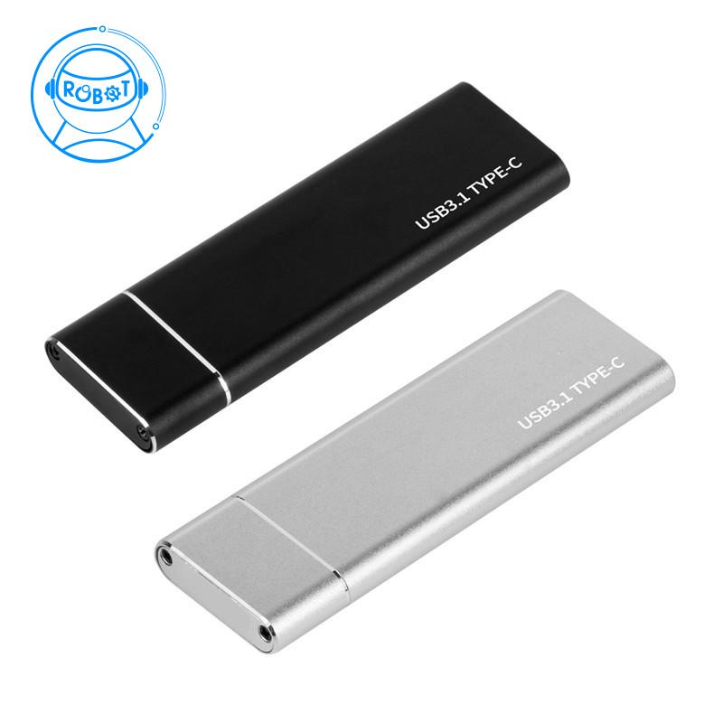 Hộp ổ cứng USB3.1 Type-C sang M.2 B SATA NGFF SSD 6Gbps M2 SSD 2280 màu đen