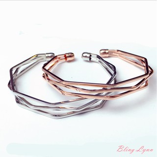 JH-SZ015 Fashion and popular minimalist bracelet five-layer three-way three-way water chestnut Irregular bracelet Wild geometry couple bracelet