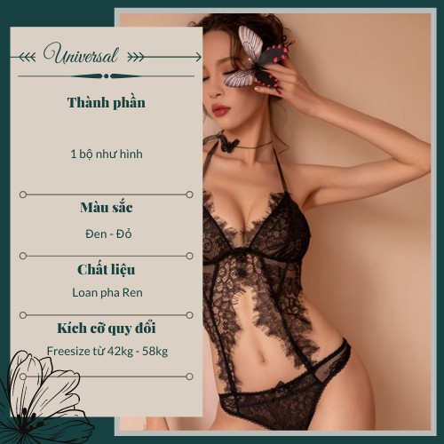 Đồ Bộ Lót Sexy Một Mảnh Kiểu Âu Mỹ Siêu Gợi Cảm UNIVERSALXXX - DLR02 | BigBuy360 - bigbuy360.vn