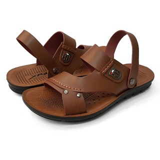 Dép sandal nam da siêu mềm vnxk de88v