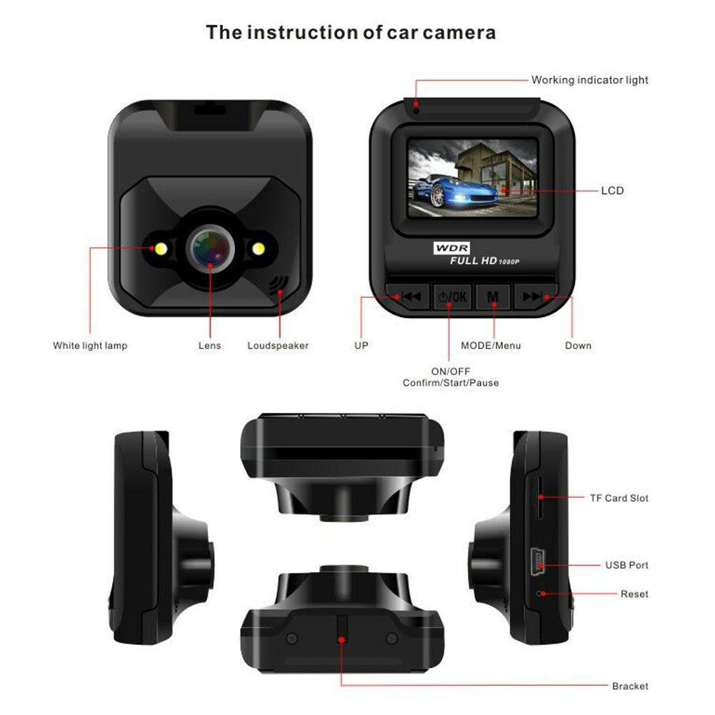 XY-188 HD Car DVR Vehicle Camera Driving Recorder Dash Cam Video Registrator