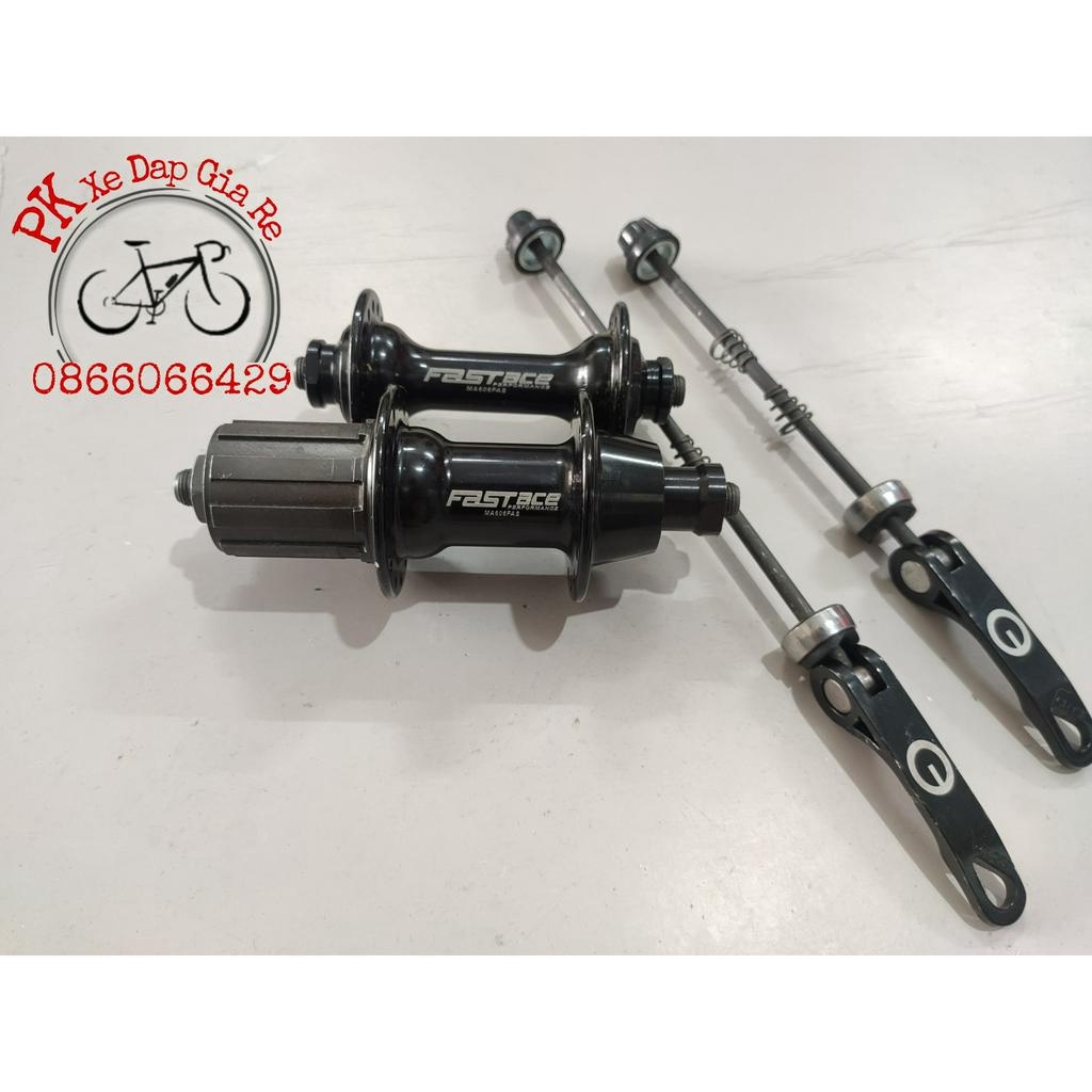 Đùm, Moayo nhôm FasTace 28-32-36 lỗ chạy bạc đạn, líp thả phanh U, V, Đùm FasTace cối líp thả 8/9/10