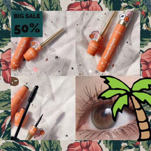 Mascara Chuốt Mi TRÁI ĐÀO CAM 864 Kissbeauty nội địa sỉ rẻ lâu trôi dài cong dày mi eye makeup | BigBuy360 - bigbuy360.vn