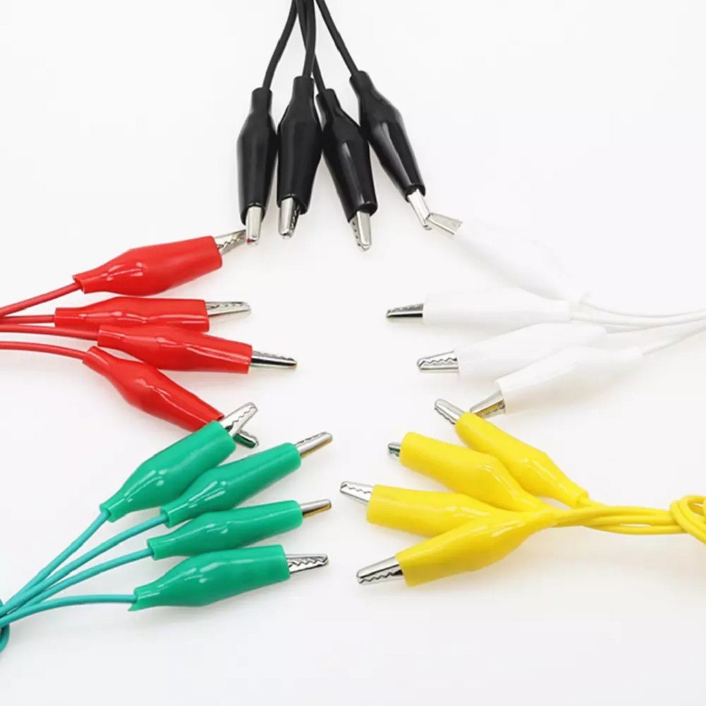 Combo 4 dây Kẹp cá sấu kèm dây