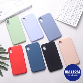 Ốp lưng trơn dẻo full viền đáy dành cho 6/6plus/6s/6splus/7/7plus/8/8plus/x/xr/xs/11/12/13/pro/max/plus/promax