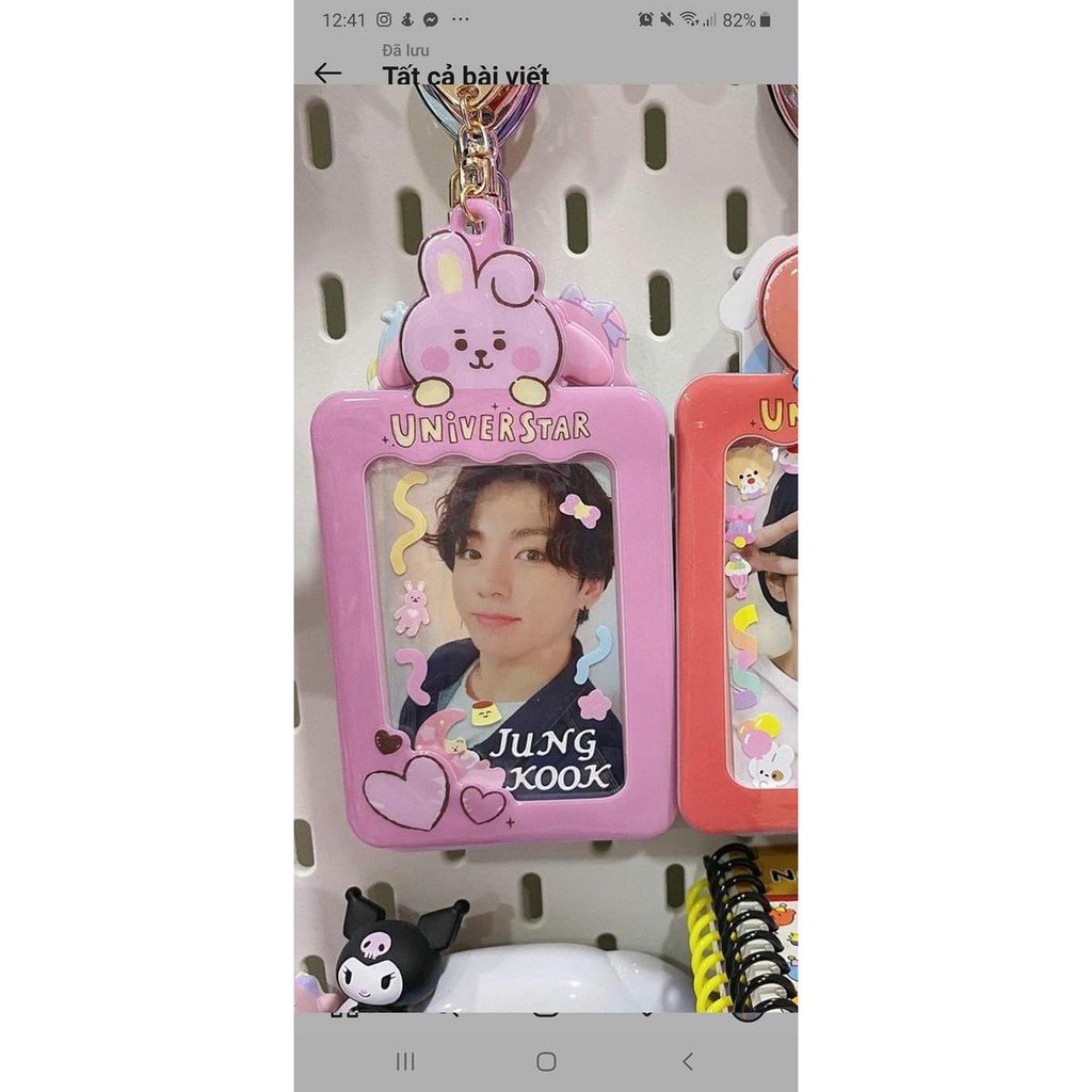 [Mã INCUBACK1416 hoàn 20K xu đơn 50K] Chính hãng - BT21 CARD HOLDER - Bao đựng thẻ BT21