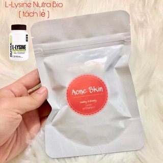 Túi Zipper Trắng Sữa 2 mặt NUTRA BIO