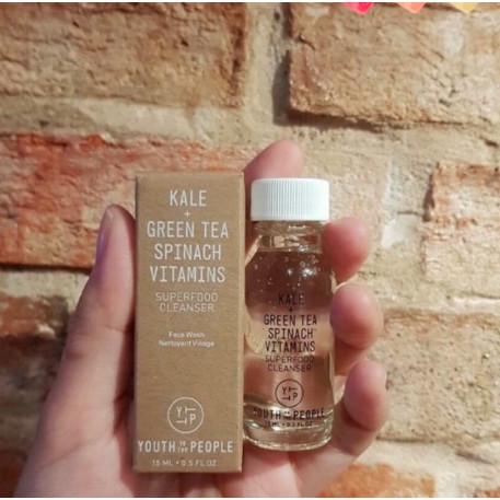 Sữa rửa mặt Kale + Green Tea +Spinach Superfood Antioxidant Cleanser - Youth to the people