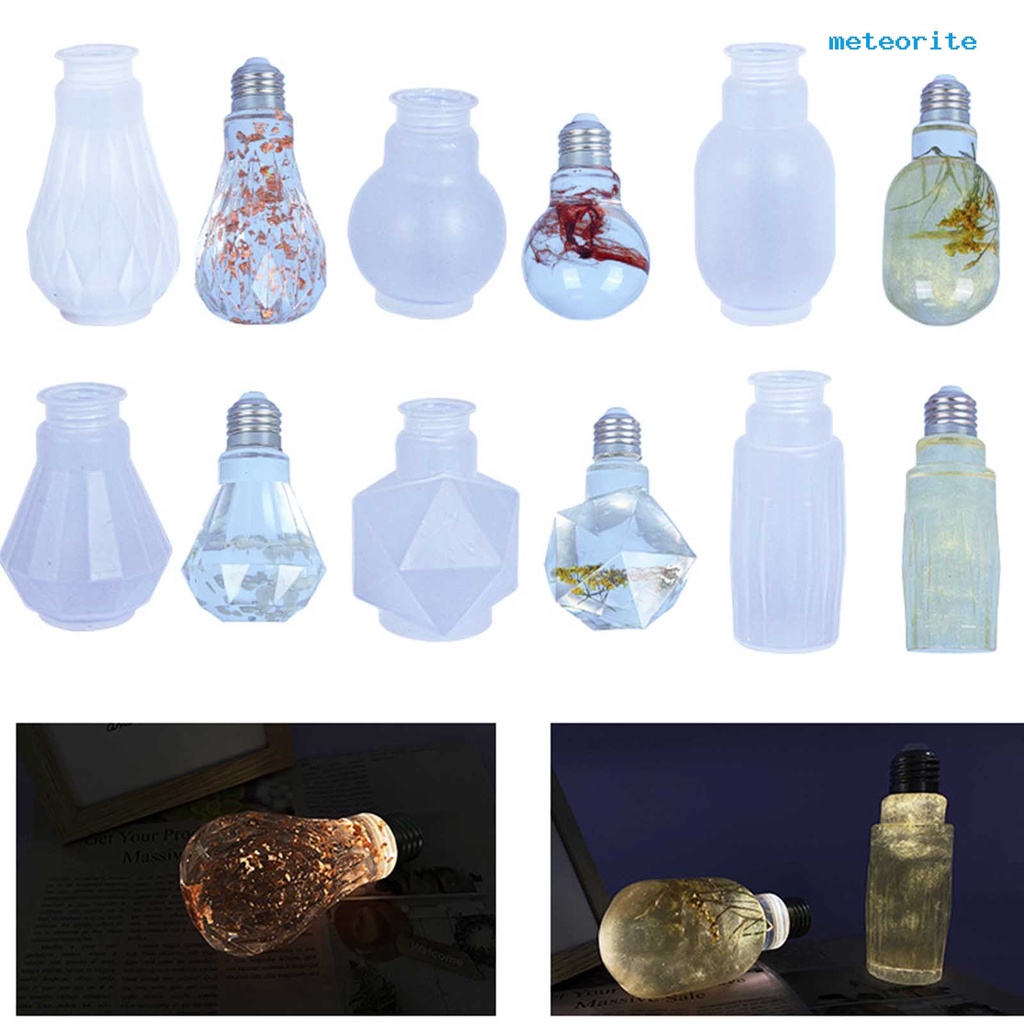 Khuôn Silicone Làm Bóng Đèn LED Trang Trí Nhà Cửa DIY