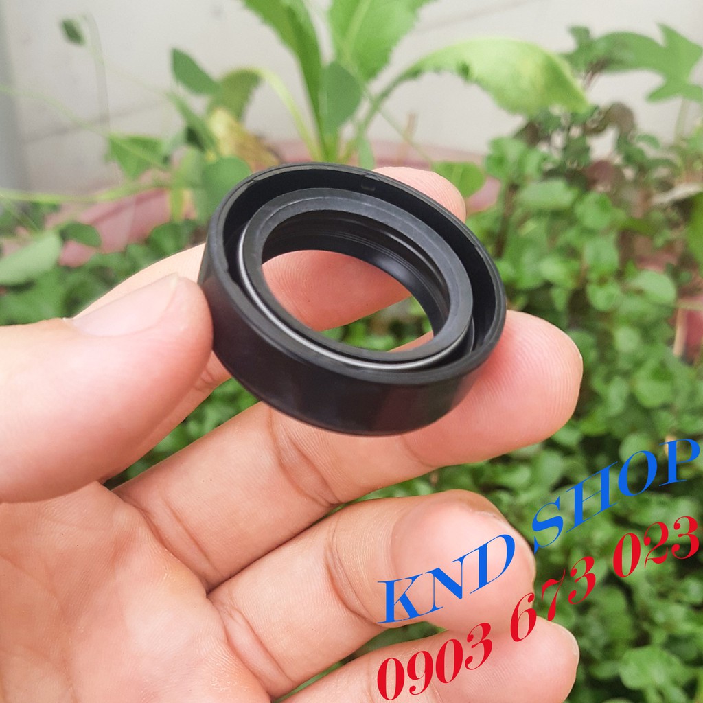 Phớt giảm sóc trước xe máy cho xe Dream, Wave, Airblade, Furture, Ex,..hiệu NACTEC TC4 26*37*10.5, loại vòng đệm cao su