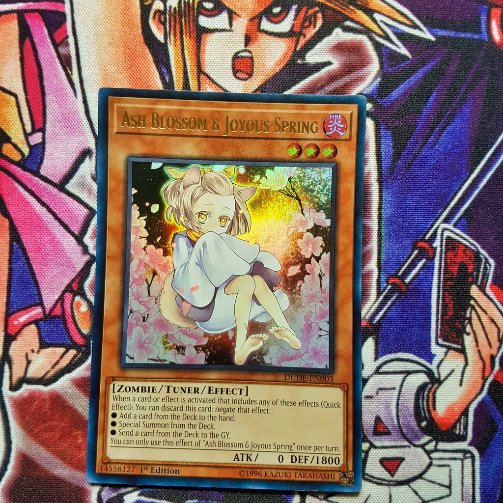 Thẻ bài Yugioh chính hãng | Ash Blossom & Joyous Spring | DUDE Ultra Rare
