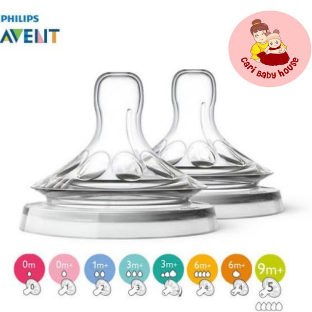 Bình sữa Avent Natural cổ rộng 125/260/330ml [Hỗ trợ đổi size núm][100% chính hãng]