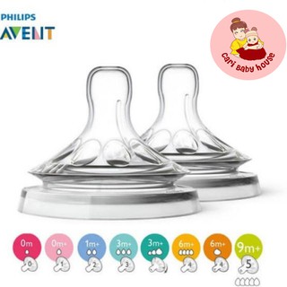 Núm ti thay thế bình sữa Avent Natural