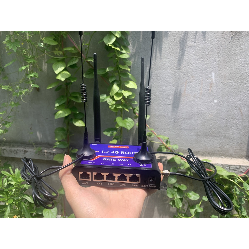 Bộ Phát Wifi 4G APTEK L300 - HITEL L300 băng thông rộng với khe cắm thẻ SIM 4G/LTE