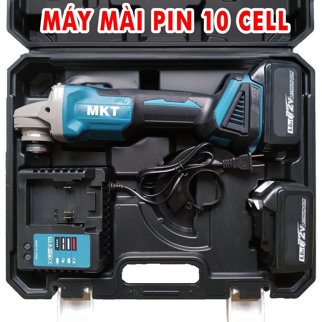 Máy Mài Góc Dùng Pin MKT 72V Lõi Đồng - Không Chổi Than - May Cắt Cầm Tay - Maktia