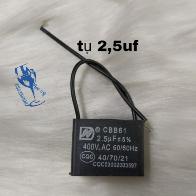 Combo 5 tụ 2,5uf 400v hàng đẹp