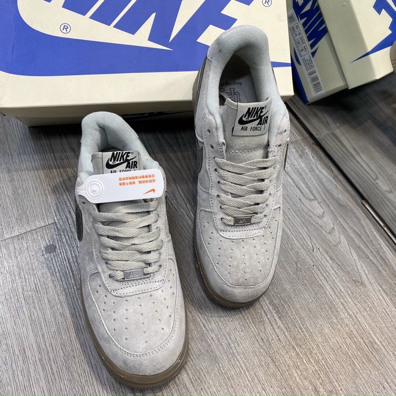 GIÀY AF1 LOW GREY ON SKIN XÁM DA PHẤN LAI AU