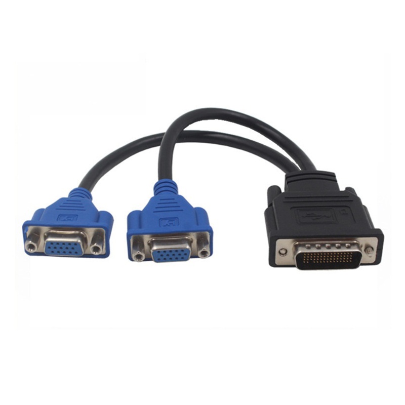 Dây Cáp Hai Đầu Cắm DMS 59Pin Male Sang 2 VGA Female