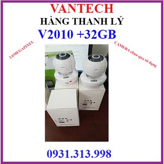 Camera wifi robot vantech v2010 2.0megapixel tặng thẻ nhớ 32gb