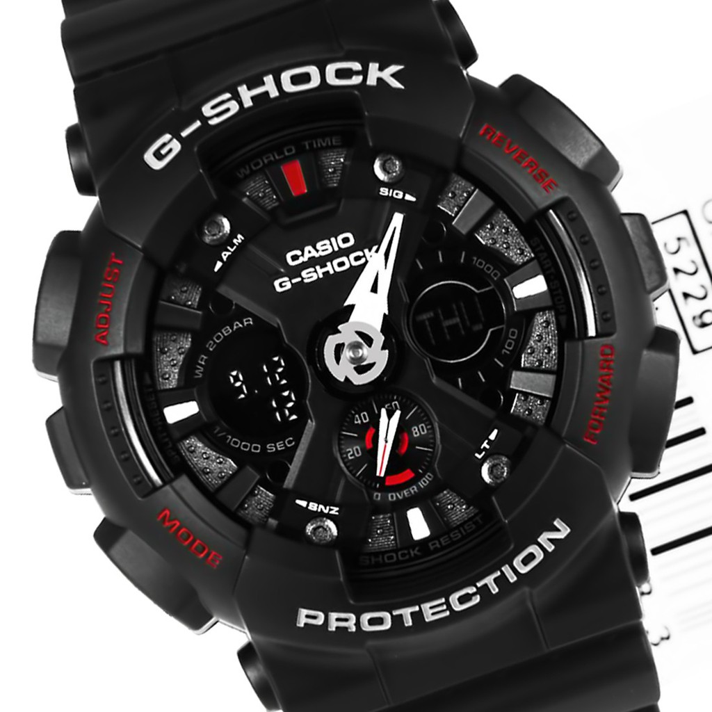 Đồng hồ thể thao nam nữ G-shock GA-120-1A