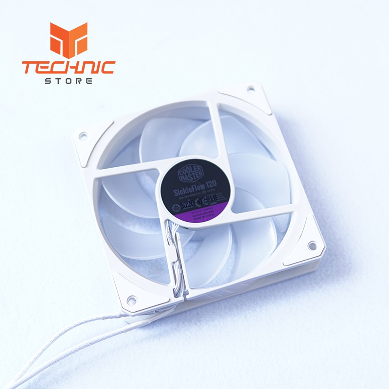 Quạt tản nhiệt Cooler Master SickleFlow 120 ARGB - White Edition