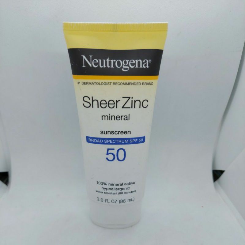 Kem Chống Nắng Neutrogena Sheer Zinc mineral SPF 50