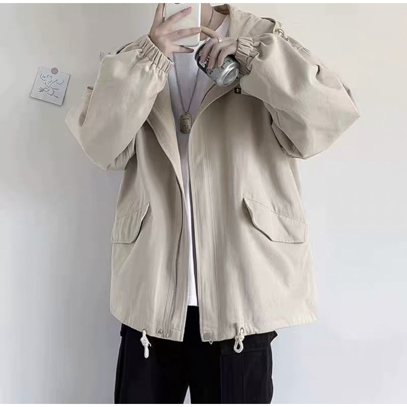áo khoác dù nam 2 lớp phong cách chỉ 89k