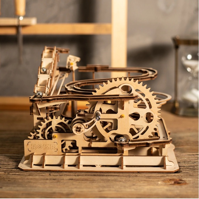 Mô hình gỗ 3D Lắp ráp Cơ động học Robotime Marble Run LG501 - LG504