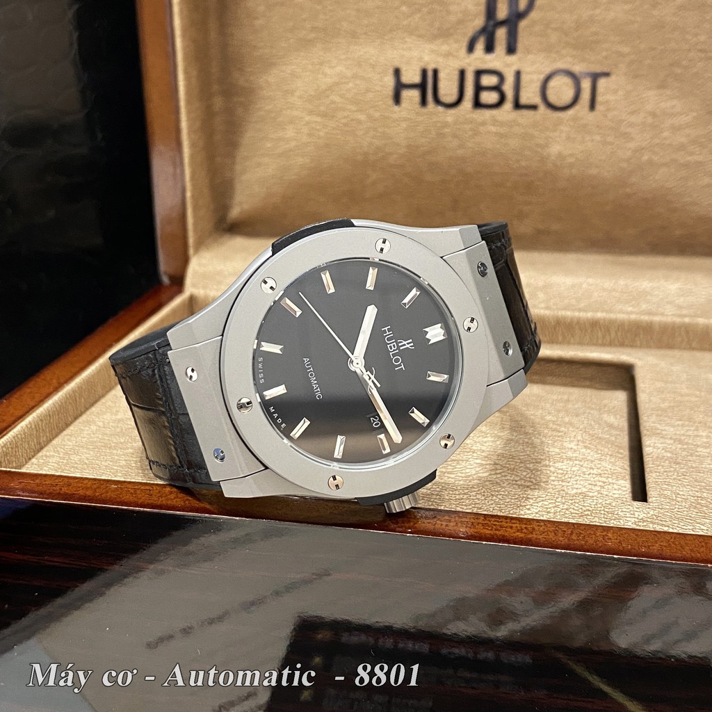 Đồng hồ nam Hulo máy cơ automatic mặt tròn bản classic bảo hành 12m DH8801 Shop114 | BigBuy360 - bigbuy360.vn