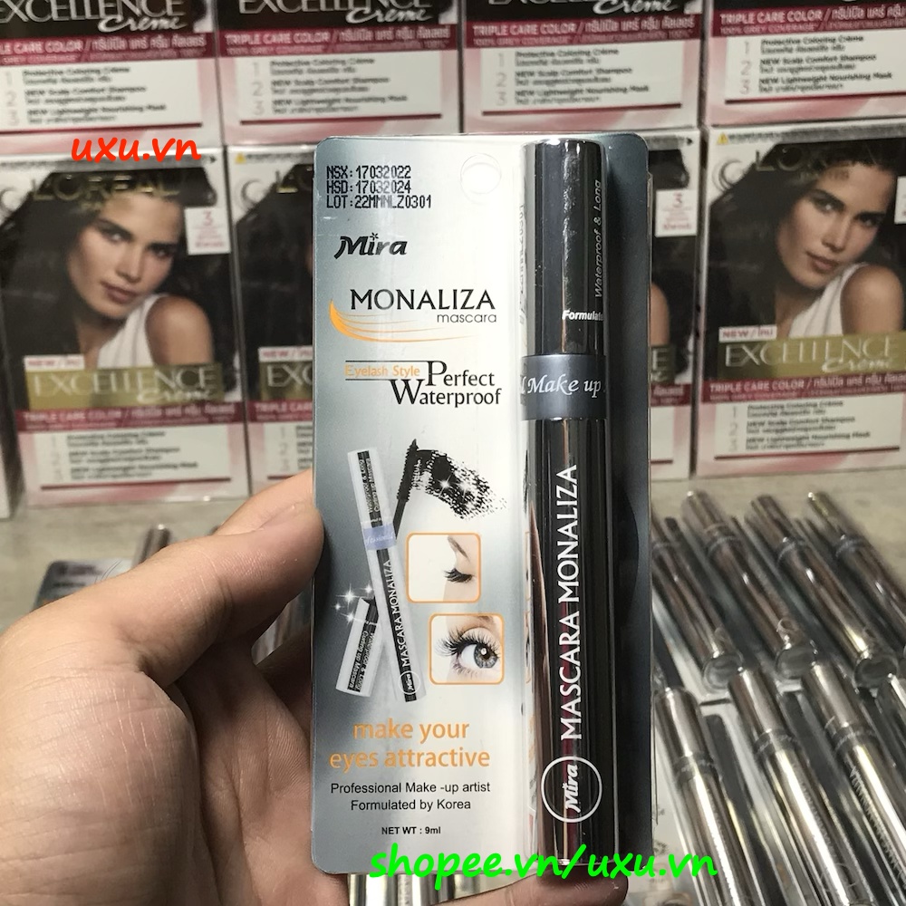 Mascara 9Ml Mira Monaliza Làm Dài Và Cong Mi Không Lem, Không Trôi, Với uxu.vn Tất Cả Là Chính Hãng.