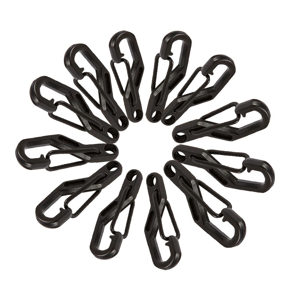 Set 4/8 Móc Khóa Chữ D Bằng Hợp Kim Nhôm Chất Lượng Cao