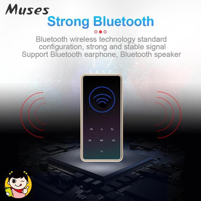 Muse07 8GB/16GB/32GB M12 1.5 Inch MP4 Player LCD Display Bluetooth V4.2 800ma Battery MP3 Mini MP4 HIFI