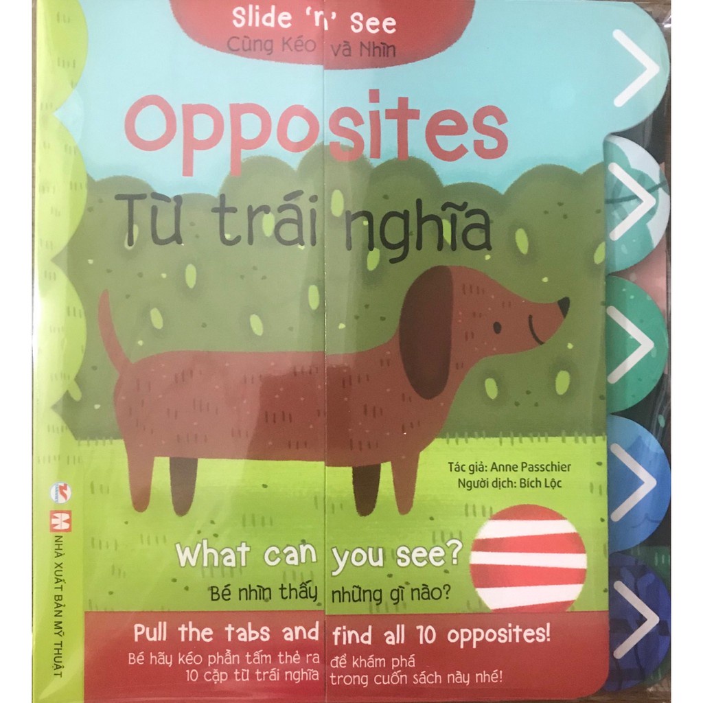 Sách - Combo tương tác Song ngữ - Slide and see cho bé học Tiếng Anh (4 cuốn)