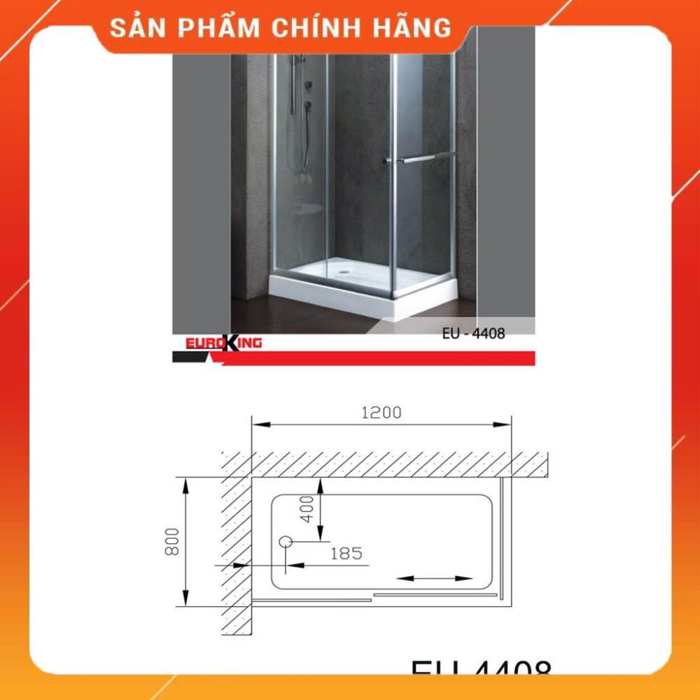 Phòng Tắm Kính cường lực EuroKing EU-4408, bồn tắm đứng