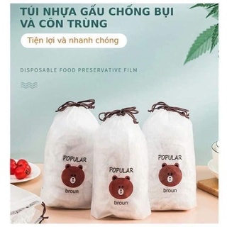Set 100 túi bọc thực phẩm nilon