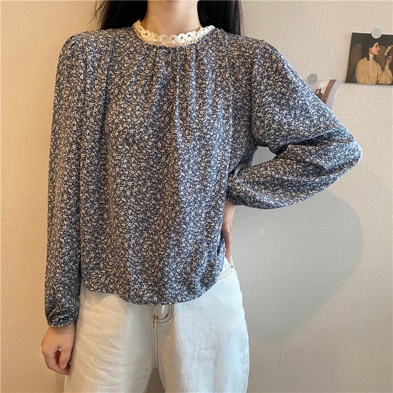 Áo Voan Tay Dài Phối Ren Thời Trang Dành Cho Nữ | BigBuy360 - bigbuy360.vn