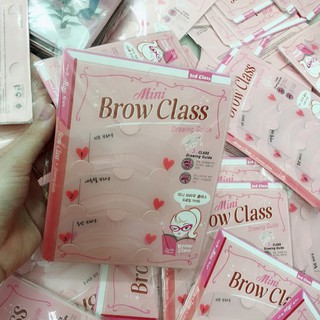 Set 3 khuôn kẻ chân mày mini Brow Class