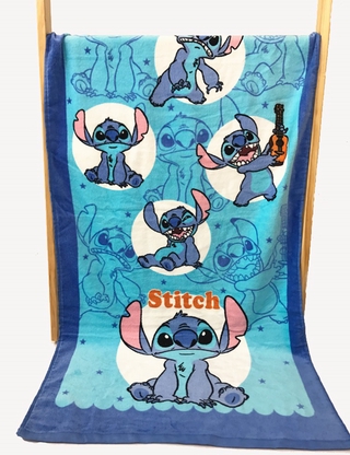 Khăn tắm thấm hút tốt mềm mại họa tiết hoạt hình disney xinh xắn cho người lớn / trẻ em 60*120cm