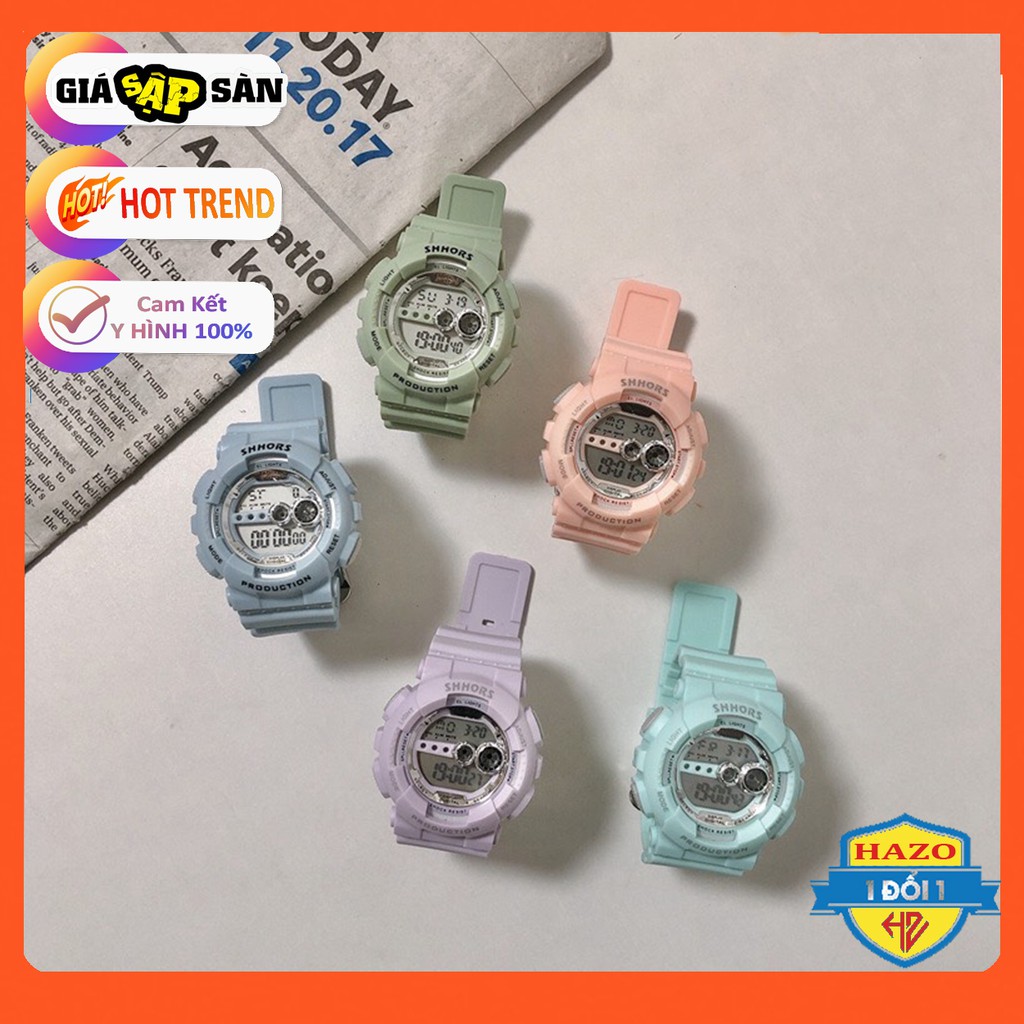 ĐỒNG HỒ NỮ DÂY CAO SU SHHORS 274C FORM TRÒN THỂ THAO CỰC ĐẸP