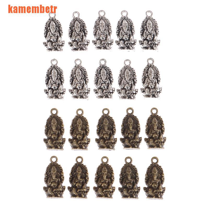 CHARMS CHARMS Bộ 10 Mặt Dây Chuyền Hình Phật Chất Lượng Cao