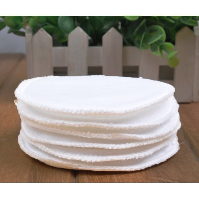 Miếng lót thấm sữa Hotga vải dùng giặt được (4 miếng)