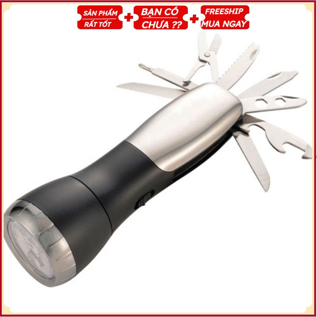 Đèn Pin Kiêm Dụng Cụ 8 Chức Năng US906