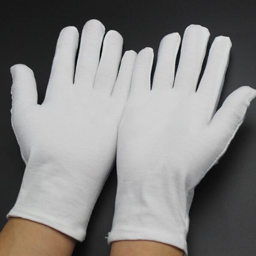 Đôi găng tay bằng cotton màu trắng cho người đi làm