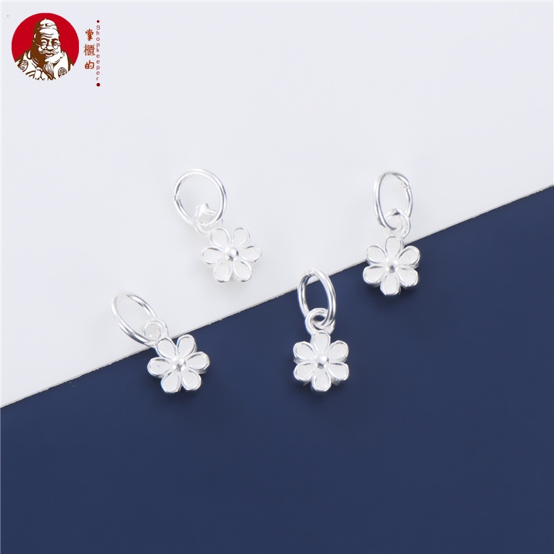 Mặt Dây Chuyền Bạc 925 Hình Hoa Nhỏ Xinh Xắn