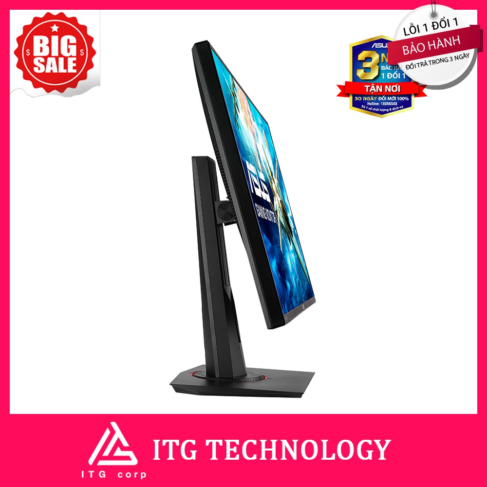 [GIẢM GIÁ CỰC RẺ]Màn Hình Gaming ASUS VG278Q 27" 144Hz 1ms G-SYNC Compatible, Adaptive-Sync Full HD 2 Loa