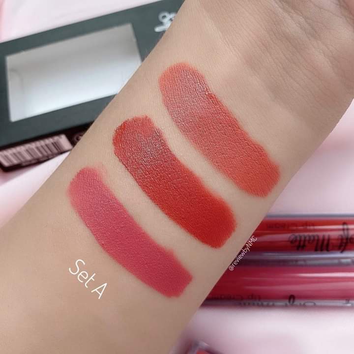 [ GIÁ SỈ ]  SET SON KEM SIVANNA SOFT MATTE KHÁNG NƯỚC TUYỆT ĐẸP