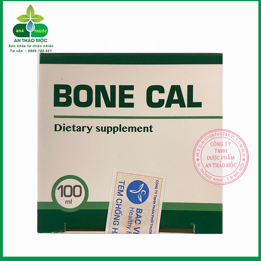 Bone Cal.Bổ Sung Canxi,Vitamin D3K2 Hấp Thụ Calci Xương,Răng Chắc Khỏe Cho Bé
