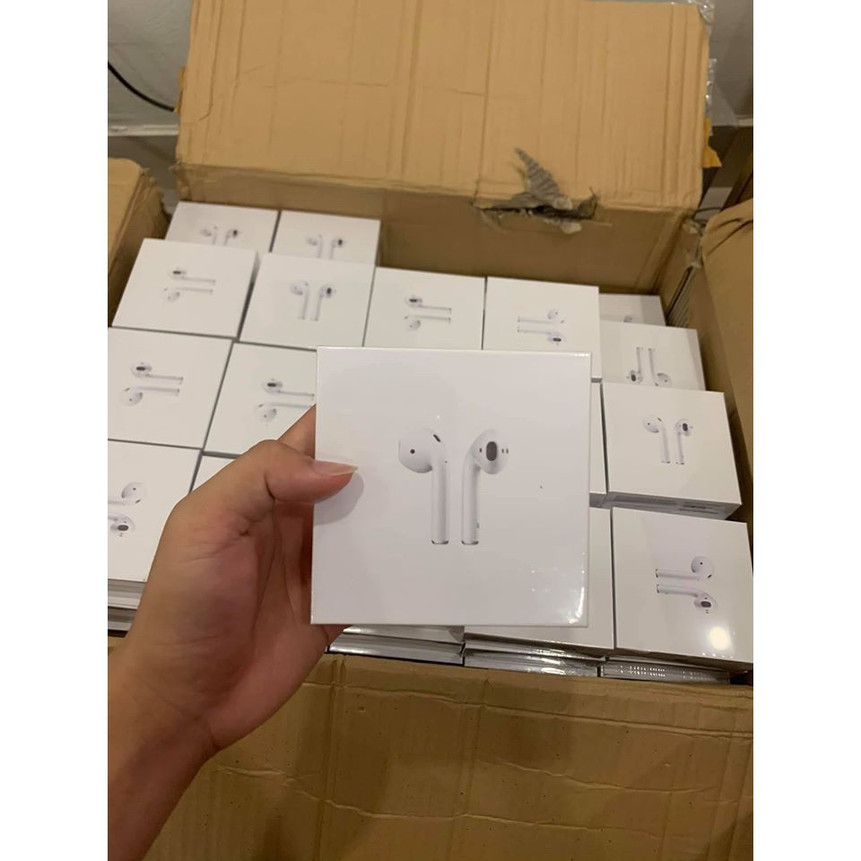 [AIRPODS 2] Tai Nghe Airpods 2 Cảm Biến Dừng Nhạc, Tự Động Kết Nối, Âm Thanh Siêu Hay