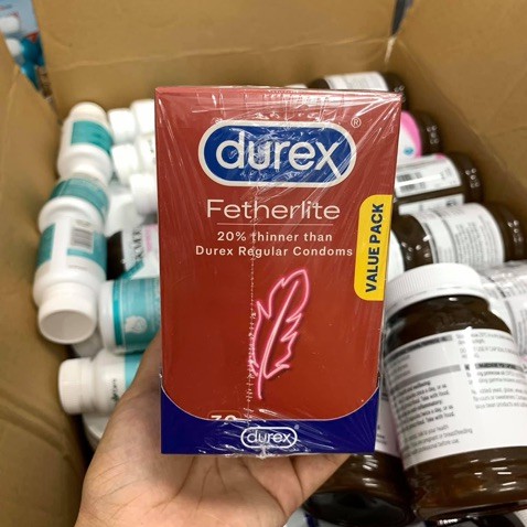 Bao cao su Durex Fetherlite Ultima SIÊU MỎNG - Hộp 30 cái