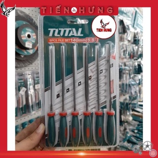 3x140mm bộ giũa sắt 6 chi tiết total tht91462